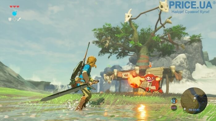 Nintendo Switch - Legend of Zelda геймплей