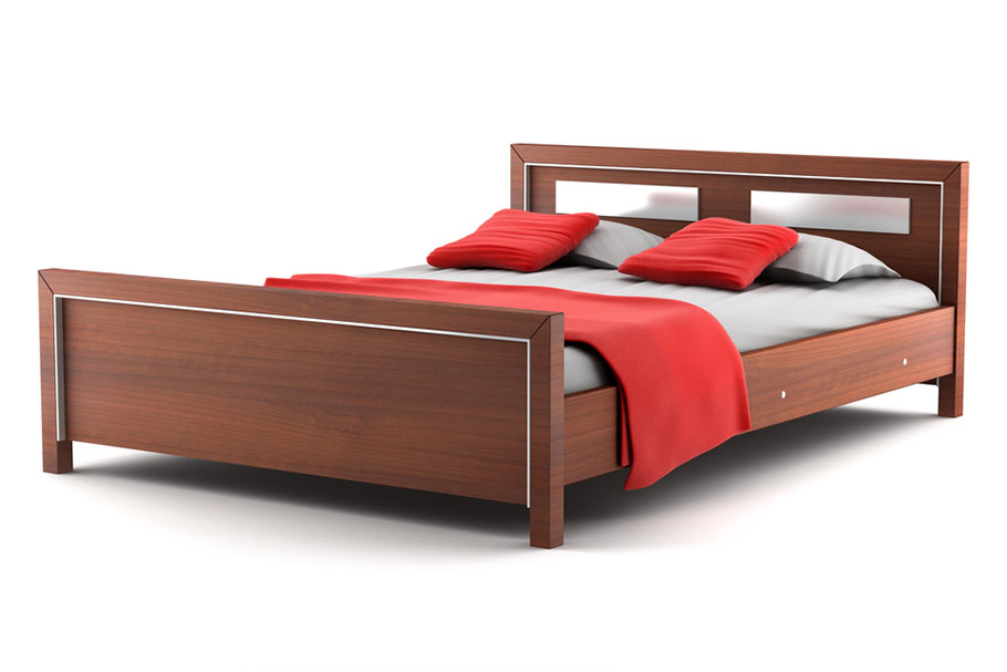 Топ-модель на кровати