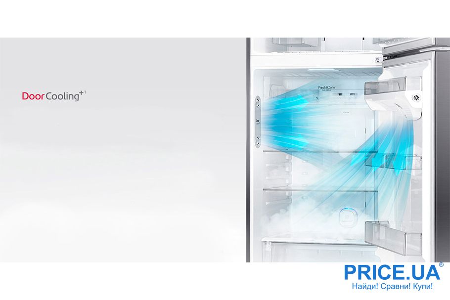 Холодильник LG GC-Q247: обзор. Распределение холода
